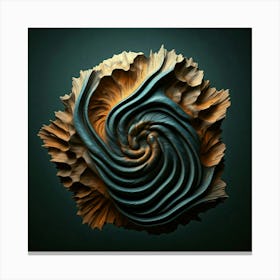 Abstract 3d Fractal Canvas Print