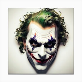 Joker Mask Canvas Print