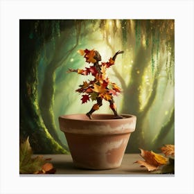 Dancing Plant 3 Canvas Print