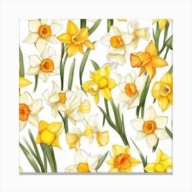 Daffodils 11 Canvas Print