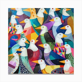 Flock Of Birds 2 Canvas Print