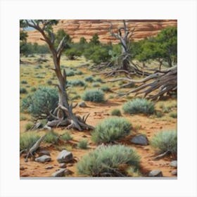 Sand Dunes Canvas Print