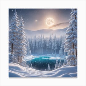 Winter Landscape 10 Canvas Print