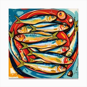 Sardines 5 Canvas Print