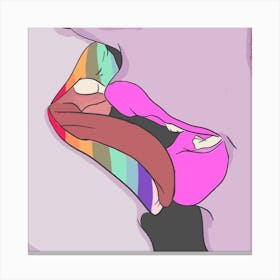 Queer Kisses Canvas Print