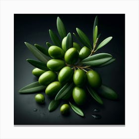 Olives Stock Videos & Royalty-Free Footage Canvas Print