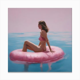 Pink Float Canvas Print