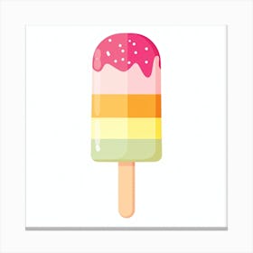 Rainbow Ice Cream 1 Canvas Print