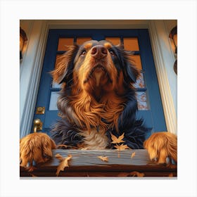 Bernese Mountain Dog Canvas Print