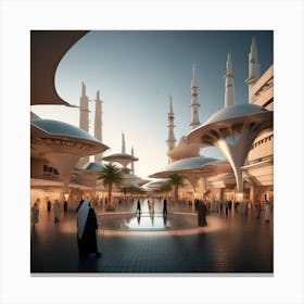 Islamic City 17 Canvas Print