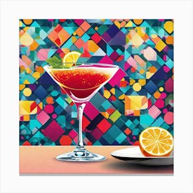 Cocktail In A Glass 10 Canvas Print