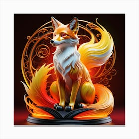 Fire Fox Canvas Print