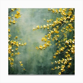 Yellow Blossoms 1 Canvas Print