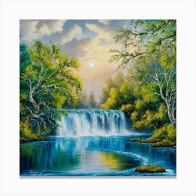 Riverside Serenity Canvas Print