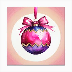 Christmas Ornament Canvas Print