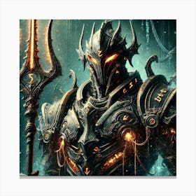 Abyssal Knight 1 Canvas Print