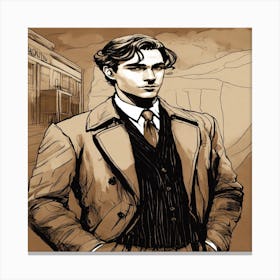 Man In A Suit Canvas Print