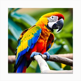 Colorful Parrot 7 Canvas Print