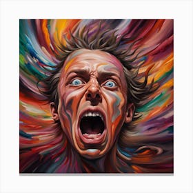 'Scream' By Daniel Taylor Canvas Print