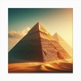 Egyptian Pyramids 1 Canvas Print