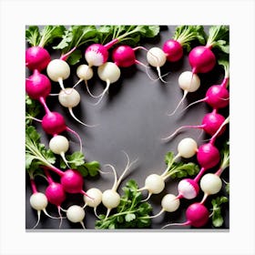 Radishes 33 Canvas Print