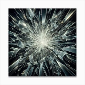 Shattered Glass 4 Canvas Print