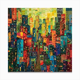 Cityscape 45 Canvas Print