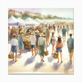 Sydney Market Canvas Print