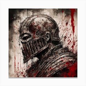 Bloodstained Gladiator Canvas Print