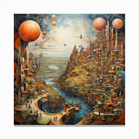 Cityscape 3 Canvas Print