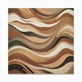 Wavy Lines Canvas Print