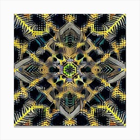 Abstract Pattern Mandala Canvas Print