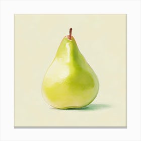 Watercolor Pear Canvas Print