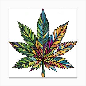 Marijuana Leaf 2 Canvas Print