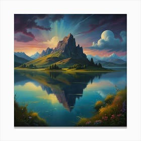 Mountain Landscape Canvas Print