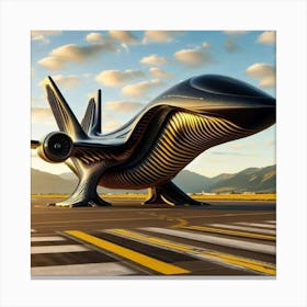 Futuristic Jet Canvas Print