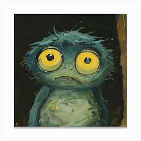 Sad Fantasy Creature Canvas Print