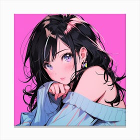 Anime Girl 5 Canvas Print