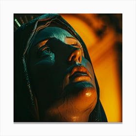 Portrait Of The Virgin Mary Canvas Print