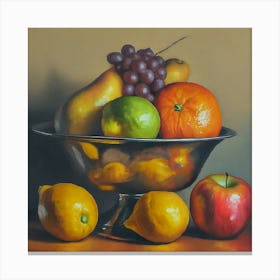 Fruit Bowl Canvas Print