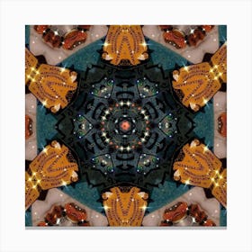 Ouija Psychedelic Mandala Canvas Print