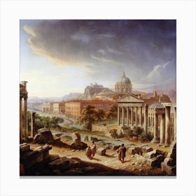 Roman Ruins Canvas Print