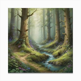 Walk In The Woods 1 Canvas Print