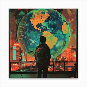 World Is A Big Place Canvas Print