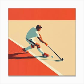 Field Hockey 2 Canvas Print