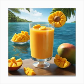 Mango Juice 1 Canvas Print