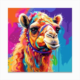 Camel Painting Canvas Print