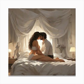 Sexy Couple Canvas Print