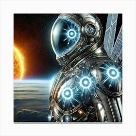 Converted Solar Shielding Canvas Print