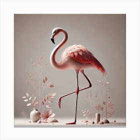 Flamingo 12 Canvas Print